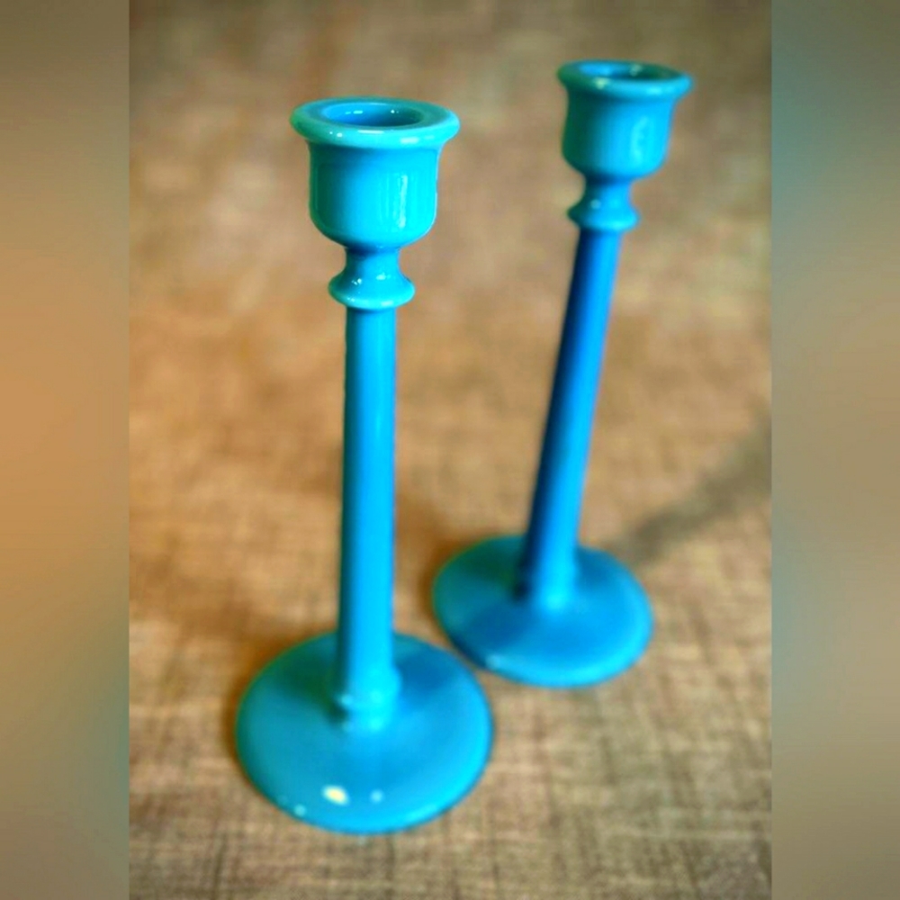 Vintage Cambridge candle stick holders.
